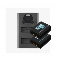 Newell cargador doble +  2 baterías NP-W126