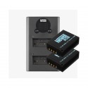 Newell cargador doble +  2 baterías NP-W126