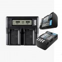 CARGADOR DOBLE + 2 BATERÍAS  DMW-BLF19E