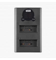 Newell cargador doble con LCD DL-USB-C LP-E6