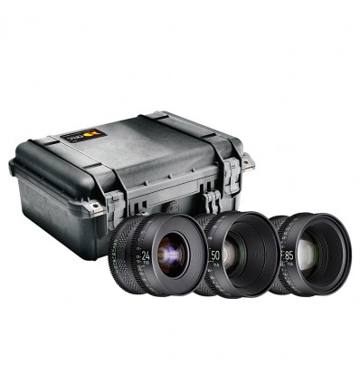 MALETA PELI AIR 1500 + 3 OBJETIVOS XEEN CF