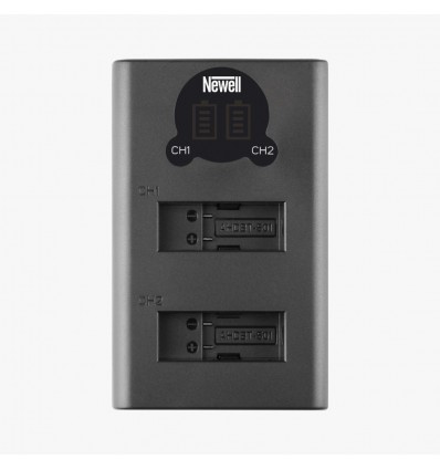 Newell cargador doble con LCD NP-FW50