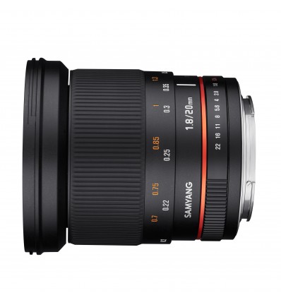 Samyang 20mm F1.8 ED AS UMC Canon  EF