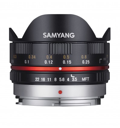 Samyang 7,5mm F3.5 UMC Ojo de pez MFT