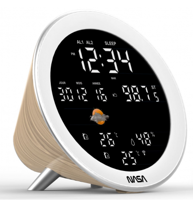 NASA - Weather Station - Speaker BT Ship WSP 1100 Wood