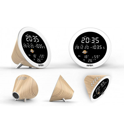 NASA - Weather Station - Speaker BT Ship WSP 1100 Wood