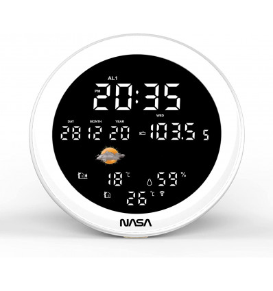 NASA - Weather Station - Speaker BT Ship WSP 1100 Wood