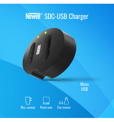 Newell cargador doble FDL-USB-C para NP-FZ100