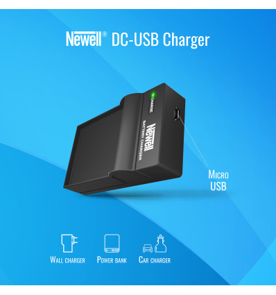 Newell cargador doble FDL-USB-C para LP-E12