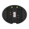 Cargador doble Newell SDC-USB para LP-E10