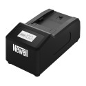 Newell cargador individual ultra rápido para series NP-F, NP-FM