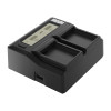 Newell cargador doble DC-LCD para las series NP-F, NP-FM