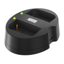 Cargador doble Newell SDC-USB para las series NP-F550, FM50, FM500H