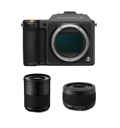 X2D 100C Lightweight Field Kit (XCD 4/21 + XCD 4/45P)