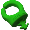 Clips para cables Verde 1/4" (Pack de 6)