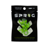 Clips para cables Verde 1/4" (Pack de 6)