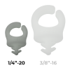 Clips para cables Fluorescente 1/4" (Pack de 6)