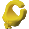 Clips para cables Amarillo 3/8" (Pack de 3)