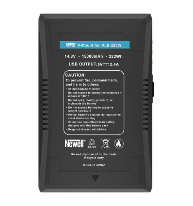 Newell batería VLB-290W TES V-Mount