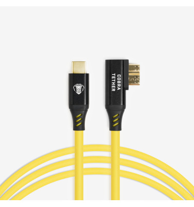 CobraTether Cable angular USB-C to Micro-B (5m)