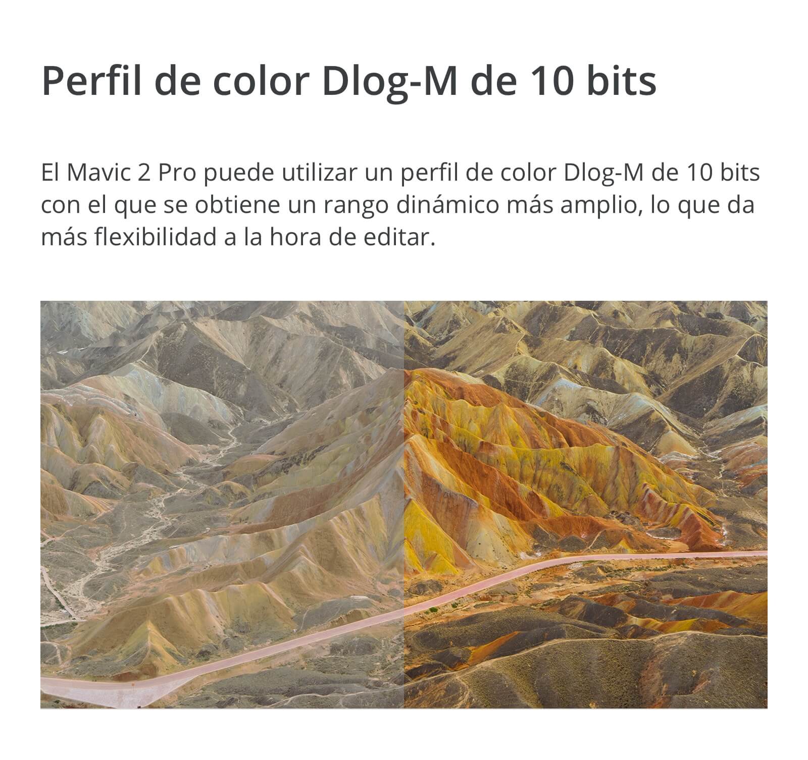 Mavic 2 perfil de color